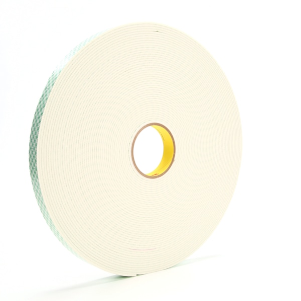 3M Double Sided Foam Tape, 1"x36 yds., 1/8", Natural, PK9 T9554008 - main